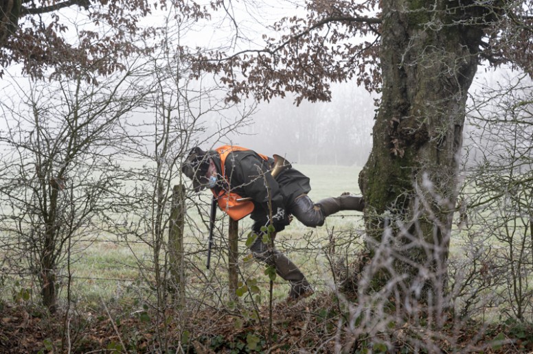 Partie de chasse, Courtangis, Sarthe